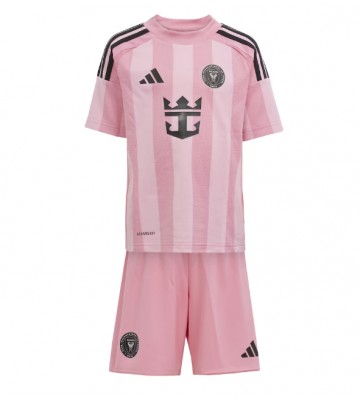 Inter Miami Primera Equipación Niños 2025-26 Manga Corta (+ Pantalones cortos)